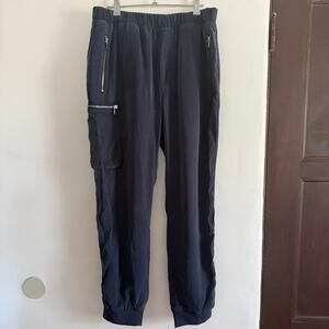 ATM Anthony Thomas Melillo | Washed Black Tencel Jogger Pants  | Large